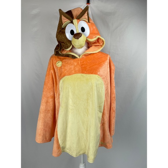 Spirit Halloween Other - Spirit Halloween Adult OS Bluey Chili Costume Orange Plush Costume Top Poncho